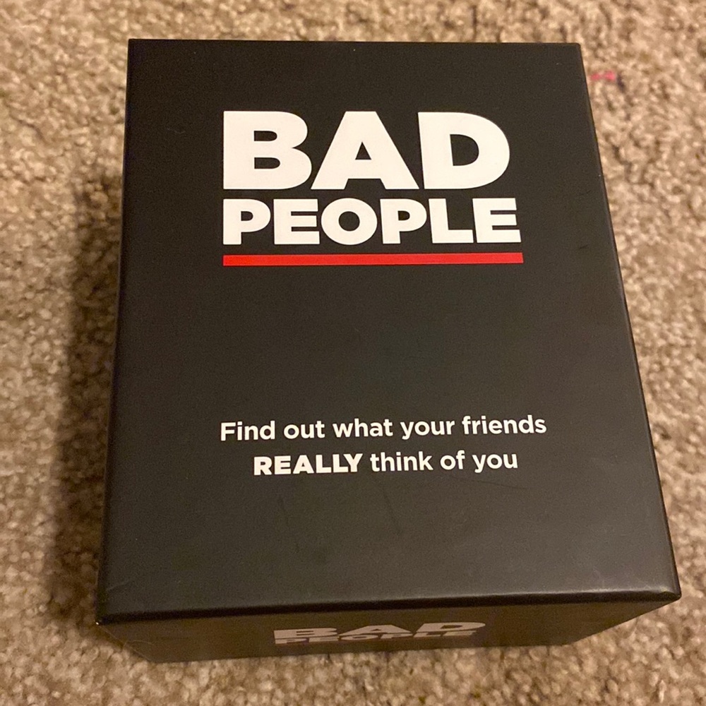 Bad People Card Game